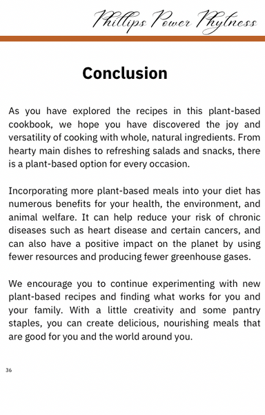 Plant-Based Recipe Ebook