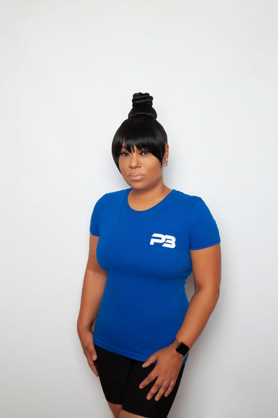 P3 Logo/T-shirt/Blue or Black/Women's Tshirt